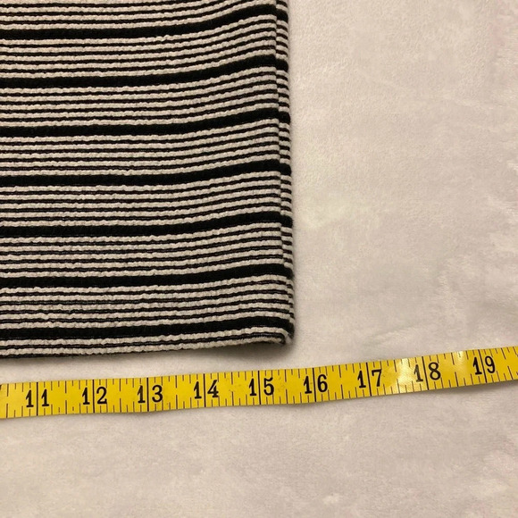 LOFT Black and White Striped Skirt XS - Picture 6 of 11